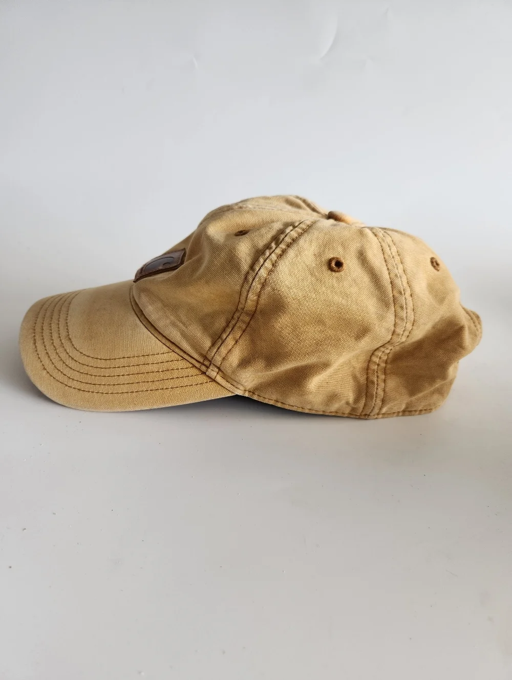 (2) Carhartt Patch Logo Adjustable Baseball Hats Caps Lot Workwear Outdoor